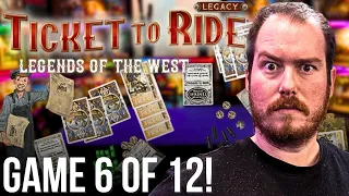 Searching for Buried Treasure! - Ticket To Ride Legacy Game 6!
