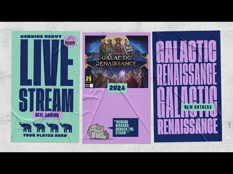 Galactic Renaissance - 4p Teaching, Play-through, & Roundtable Discussion by Heavy Cardboard