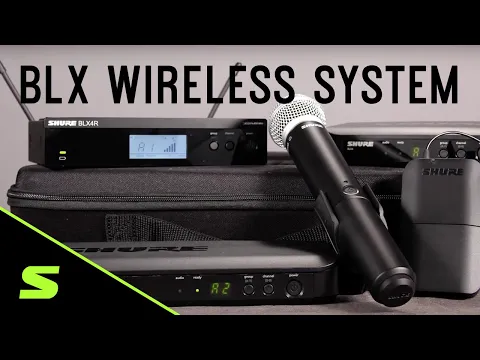 Product video thumbnail for Shure BLX24/PG58 Wireless Handheld Microphone with PG58