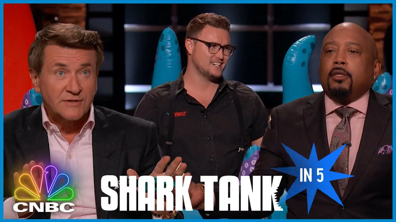Daymond & Robert Battle To Grab Tenikle | Shark Tank In 5