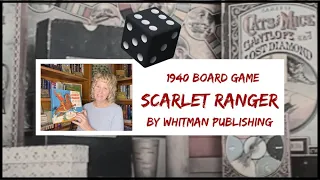 1940 Vintage Board Game of Scarlet Ranger by Whitman Publishing #boardgames