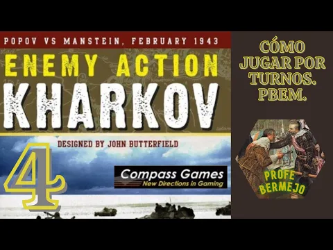 Aprender a jugar a Enemy Action Kharkov en modo Offline, PBEM, Turnos o Asíncrono. Vassal.