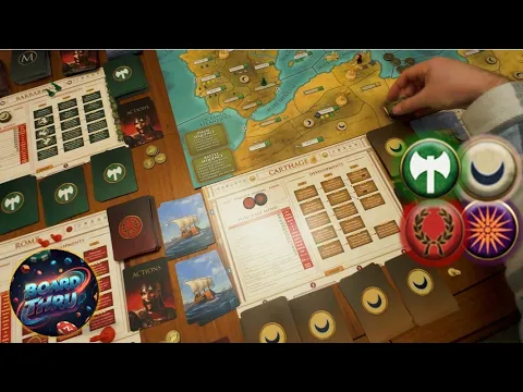 Rome Total War: The Board Game - Campaign - Playthrough - Short - Part 7 - Rome & Carthage Spend