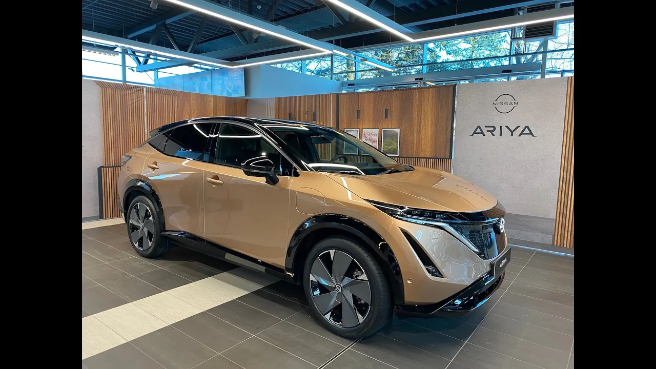 Nissan Ariya førproduksjonsmodell på visitt i Oslo - bli med inn i den!