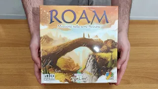 Unboxing di Roam e della sua espansione Le Plance Gemmate