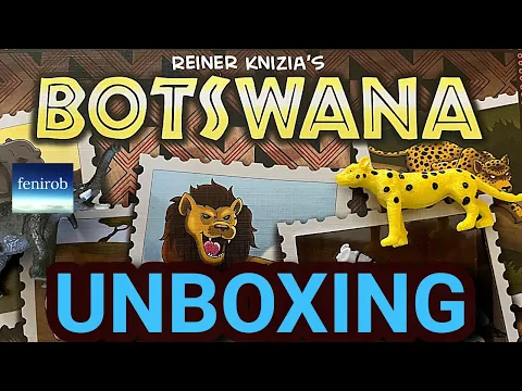 Botswana Board Game | (Reiner Knizia) | Unboxing (No Talking)