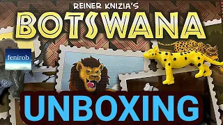 Botswana Board Game | (Reiner Knizia) | Unboxing (No Talking)