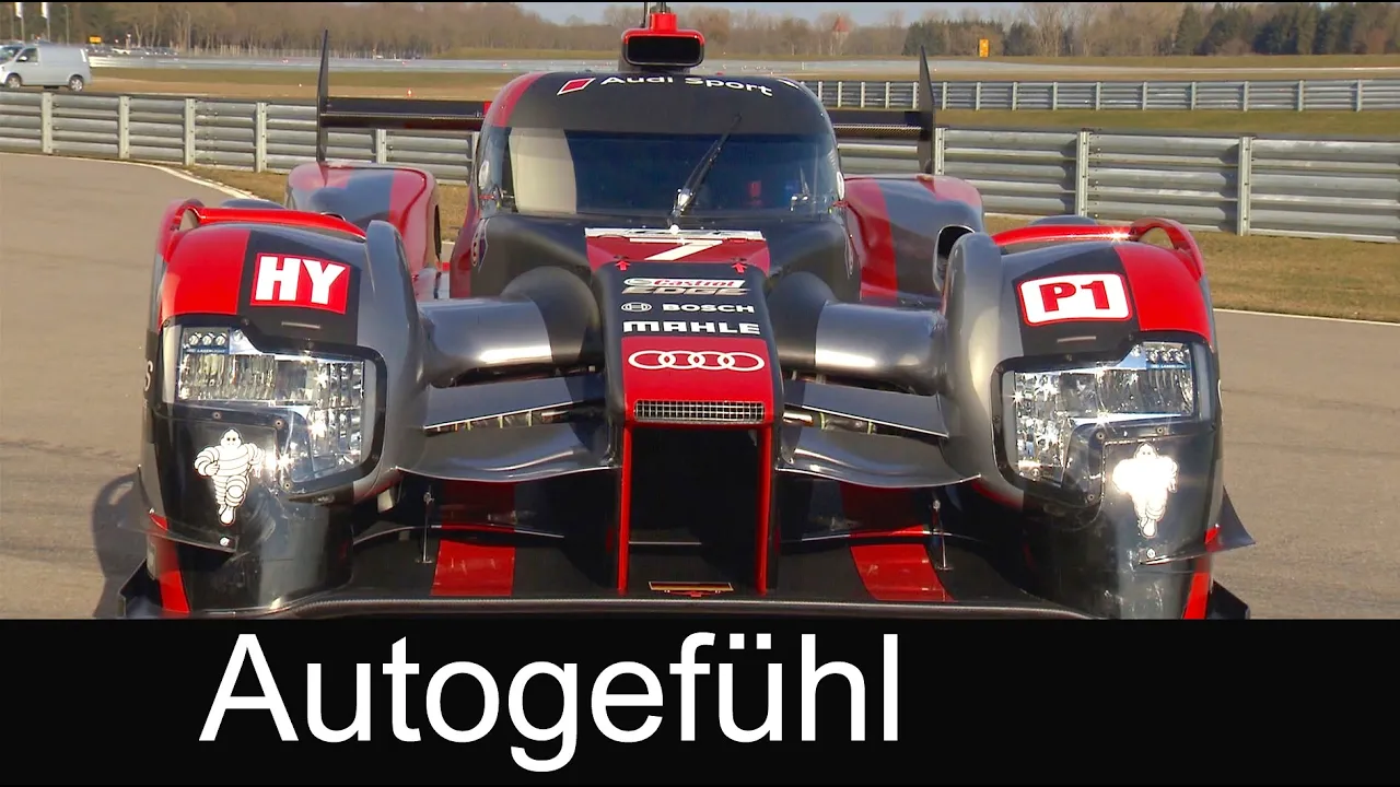 New Audi R18 Le Mans race car Sound & racetrack shots FIA World Endurance Championship (WEC)