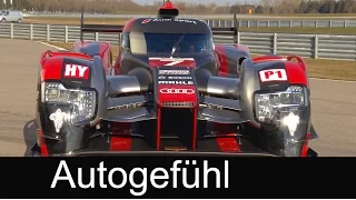 New Audi R18 Le Mans race car Sound & racetrack shots FIA World Endurance Championship (WEC)