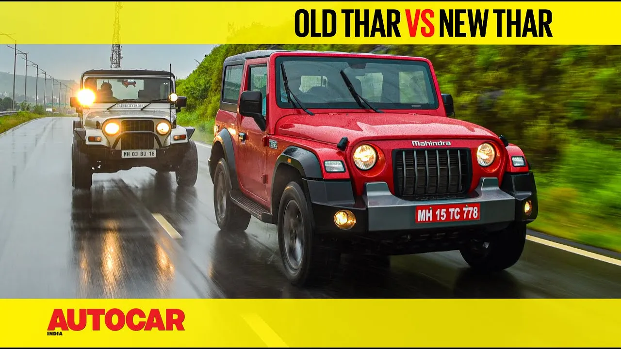 Old Thar VS New Thar - Father & Son | Comparison | Autocar India