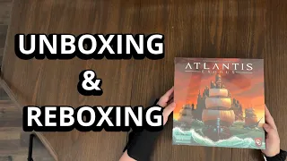 Atlantis Exodus - Board Game Unboxing & Reboxing - What's Inside the box?