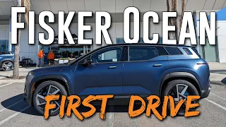 Our Fisker Ocean First Drive!