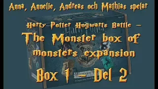 Låt oss spela Harry Potter Hogwarts Battle: Monster box of Monsters Expansion - Box 1 (del 2/2)