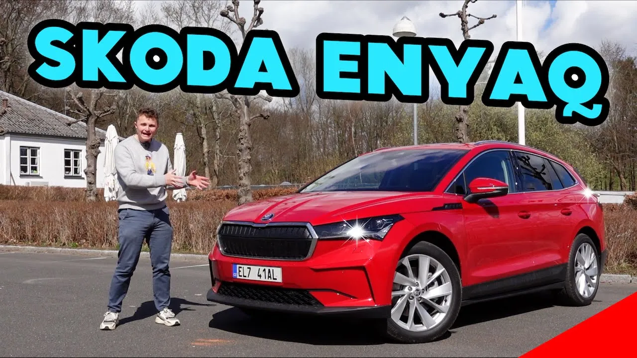 FØRSTE TEST I DK - Er den bedre end VW ID.4? SKODA ENYAQ TEST