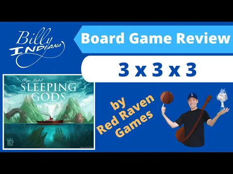 Sleeping Gods 3 x 3 x 3 Board Game Review (reflecting on Red Raven's latest Kickstarter Blockbuster)