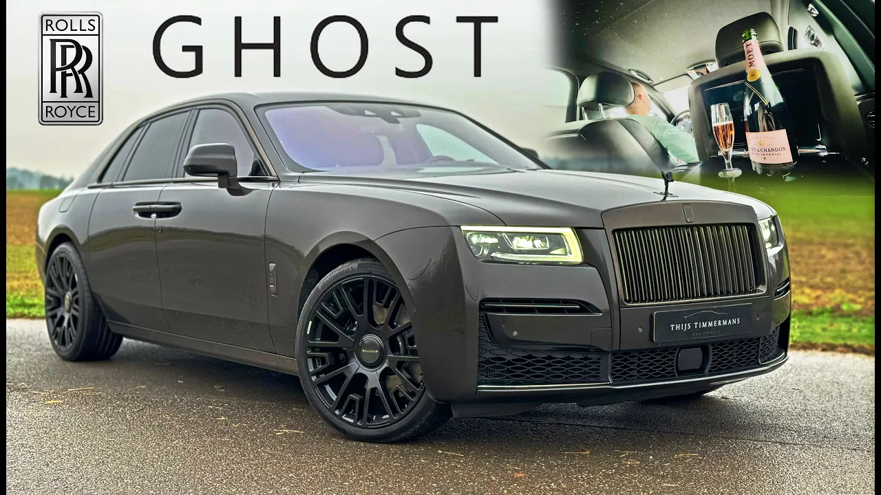 ROLLS ROYCE GHOST 6.75 V12 REVIEW with CHAMPAGNE on AUTOBAHN