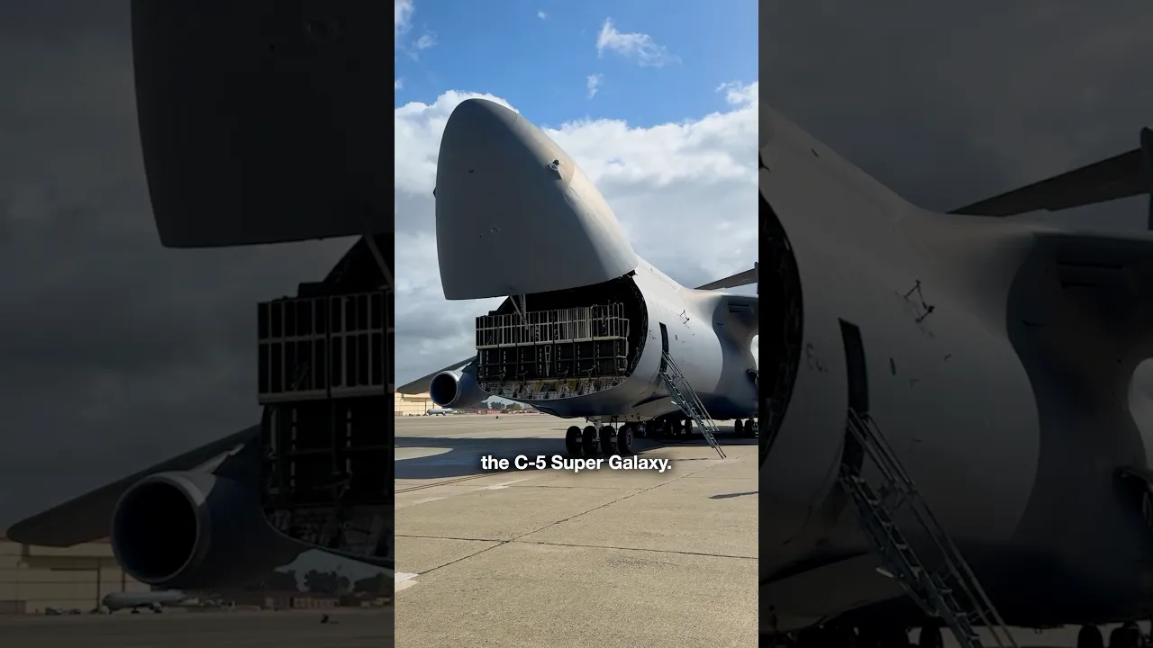 The World's Largest Military Aircraft! ✈️ #military #aircraft #plane