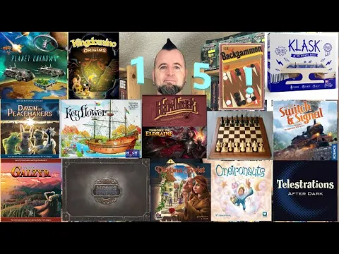 Josh Yaks about 15 games in 30 minutes: Board games acquired and played in December 2022