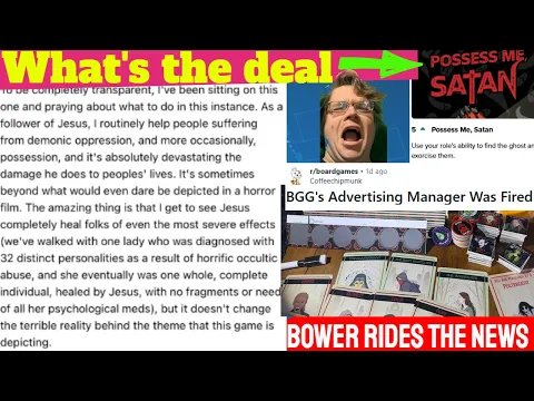 BoardGameGeek's Advertising Manager Just Got FIRED for this email to Posess Me, Satan publishers