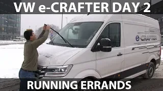 Volkswagen e-Crafter range in the city