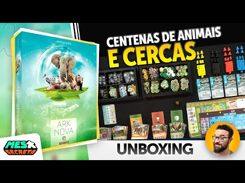 Ark Nova | Detalhes dos componentes | Unboxing