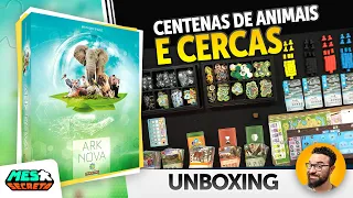 Ark Nova | Detalhes dos componentes | Unboxing