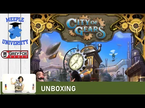 City of Gears Board Game – Unboxing +Juggernaut Mini Expansion