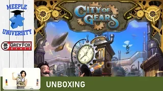 City of Gears Board Game – Unboxing +Juggernaut Mini Expansion