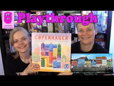 Copenhagen, Playthrough & First Impression (In English, board game, family game)
