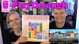 Copenhagen, Playthrough & First Impression (In English, board game, family game)