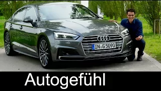 Audi A5 FULL REVIEW Sportback g-tron test s-line all-new neu 2018 - Autogefühl