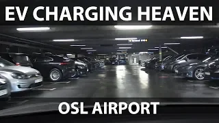 727 charging stations at Oslo Airport