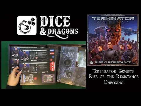 Dice and Dragons - Terminator Genisys Rise of the Resistance Unboxing