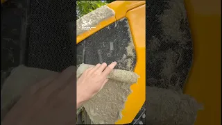 Removing Dust Blankets From Tractor! 🚜 #dust #tractors #farming