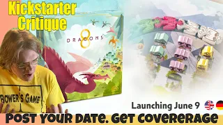 8 Dragons (B+) Chain Them Dragons! - Kickstarter Critique Review