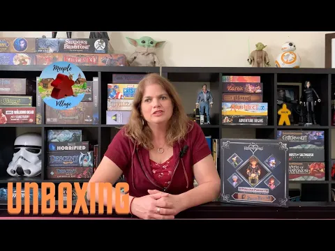 Kingdom Hearts Perilous Pursuit Board Game Unboxing