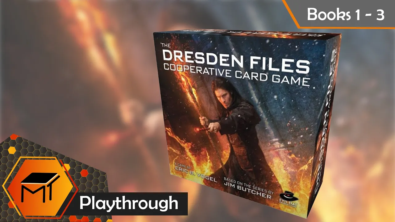 The Dresden Files Cooperative Card Game | Playthrough | Books 1-3
