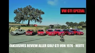 VW GTI - Alle Golf GTI aus 42 Jahren! GERMAN