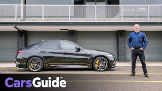 Alfa Romeo Giulia QV 2017 review | first Australian track drive video