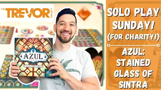 Solo Play Sunday: Azul: Stained Glass of Sintra! (Solo Teach and Full Playthrough)