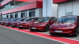 Tesla Model S Plaid og Model 3 på Rudskogen