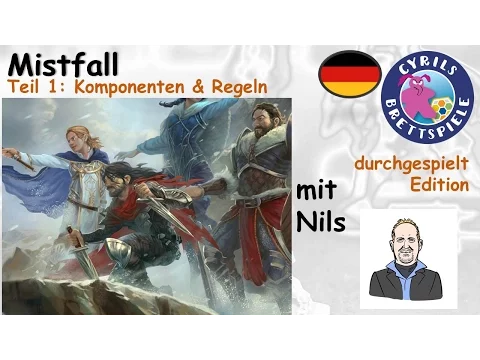 Cyrils Brettspiele -Mistfall Brettspiel (S134E01) - Komponenten & Regeln