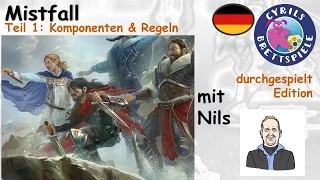 Cyrils Brettspiele -Mistfall Brettspiel (S134E01) - Komponenten & Regeln