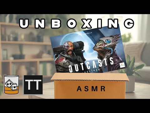 Eclipse Second Dawn for the Galaxy: Outcasts Expansion - Satisfying ASMR Board Game Unboxing