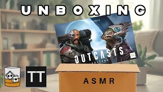 Eclipse Second Dawn for the Galaxy: Outcasts Expansion - Satisfying ASMR Board Game Unboxing