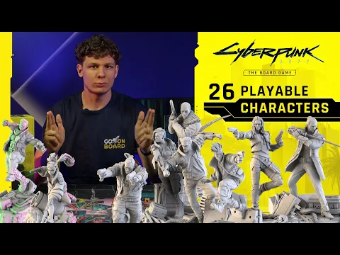 26 Playable Characters in Cyberpunk 2077 – The Board Game | Full All-In Overview