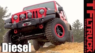 Diesel Jeep Wrangler: Jeep's Forbidden Fruit takes on the Gold Mine Hill