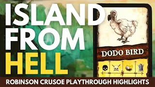 The Island from Hell | Highlights from My Robinson Crusoe Solo Playthrough