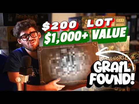 I Found My Grail in a $200 Board Game Lot