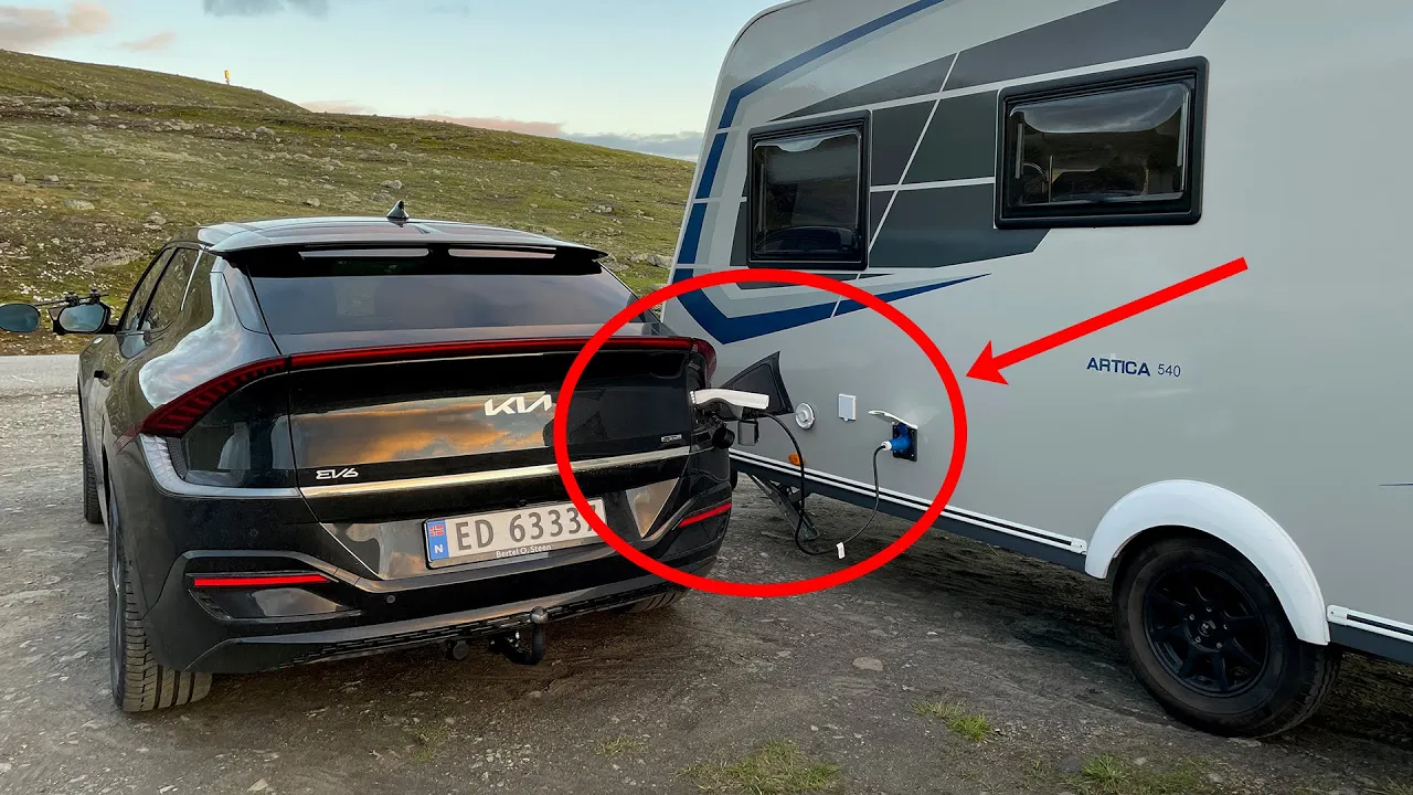V2L Del 1: Så bra funker det å bruke elbilen som strømkilde når du camper